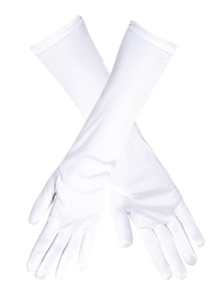 Witte Handschoenen Lang, Hobby en Vrije tijd, Feestartikelen, Nieuw, Verzenden