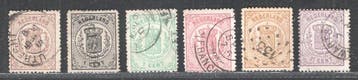 Nederland 1869/1888 - Koning Willem III - Wapens - 3e en 4e, Gestempeld