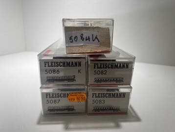 Fleischmann H0 - 5082k/5083k/5084k/5086k/5087k - Ensemble de, Nieuw