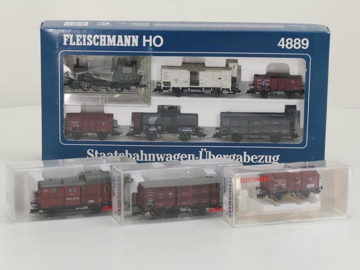 Schaal H0 Fleischmann NEW OLD STOCK COMPLETE SET 4889, 58..., Hobby & Loisirs créatifs, Trains miniatures | HO, Enlèvement ou Envoi