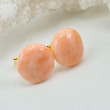 Koraal - Zilver - Oorbellen - Roze koraal