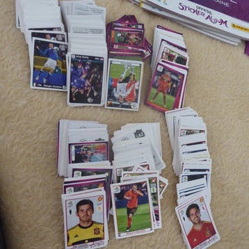 2012 Panini Euro 2012 Starterset Euro 2012 + 7 x Leeralbum +, Collections