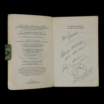 J.K. Rowling / and inscribed by actor Warwick Davis - Harry
