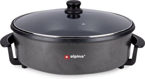2dekans | alpina Elektrische Hapjespan met Deksel - Partypan, Hobby & Loisirs créatifs, Articles de fête, Enlèvement ou Envoi