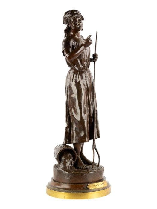 Joseph François Belin (1844-1902) - Beeld, Cest Vous! - 48, Antiquités & Art, Curiosités & Brocante