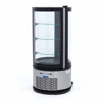 Gebaksvitrine rond | 1 Glasdeur | 122 Liter Capaciteit | 3, Verzenden, Nieuw in verpakking