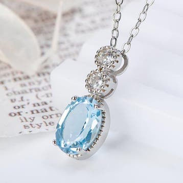 Zonder minimumprijs - Ketting met hanger Zilver, Verguld,