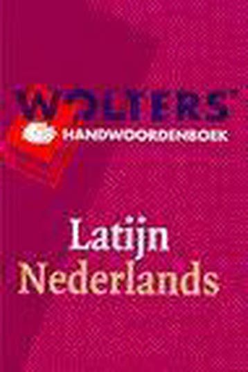 Wolters handwoordenboek Latijn Nederlands / Wolters, Boeken, Gelezen, Verzenden, Nederlands, F. Muller