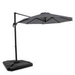 Zweefparasol Bardolino Ø300cm – Premium parasol - Grijs |, Verzenden