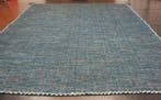 Handgeweven Kelim tapijt katoen nieuw blauw - Kelim - 180 cm, Nieuw
