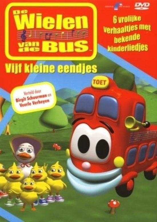 De Wielen Van De Bus - Vijf Kleine Eendjes (dvd tweedehands, Cd's en Dvd's, Dvd's | Actie, Ophalen of Verzenden