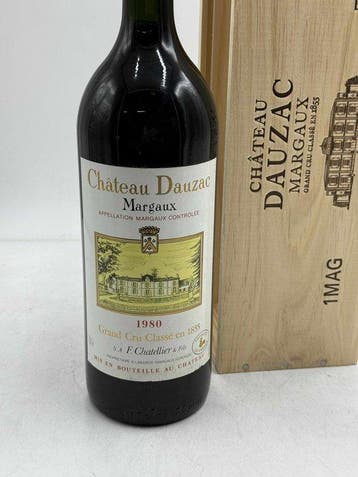 1980 Chateau Dauzac - Margaux 5ème Grand Cru Classé - 1, Nieuw