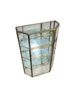 Vitrine - Laiton, Verre - Vitrine