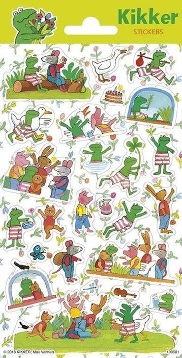 Kikker En Vriendjes Stickers, Hobby en Vrije tijd, Verzenden, Nieuw