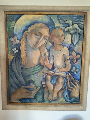 Jean Adams (1899–1970) - Maria mit dem Jesuskind, Antiek en Kunst