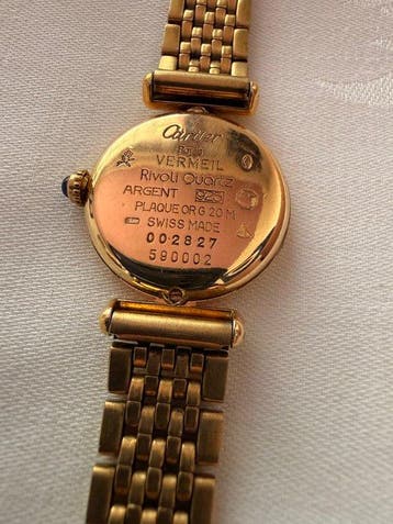 Cartier - Must de Cartier Colisée Vermeil - 590002 - Femme -, Nieuw