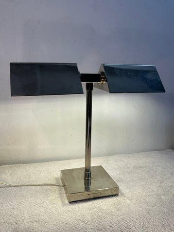 Ralph Lauren Home - Lampe de table - Art déco - Chrome,, Antiquités & Art