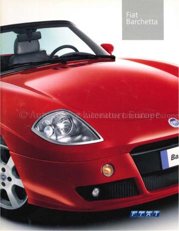 2004 FIAT BARCHETTA BROCHURE NEDERLANDS