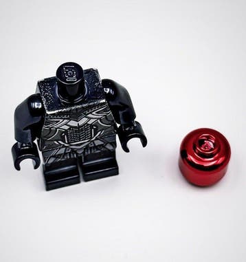 Lego Minifiguur - DC Comics - Chrome Black Plated Sauron, Nieuw