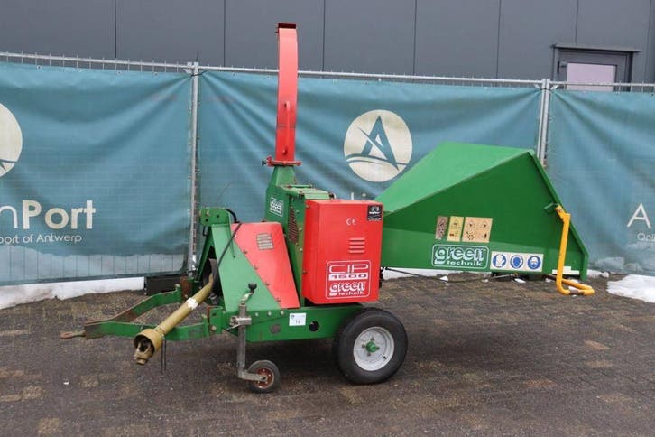 Veiling: Houthakselaar Green Technik CIP 1500, Zakelijke goederen, Machines en Bouw | Tuin, Park en Bosbouw, Ophalen