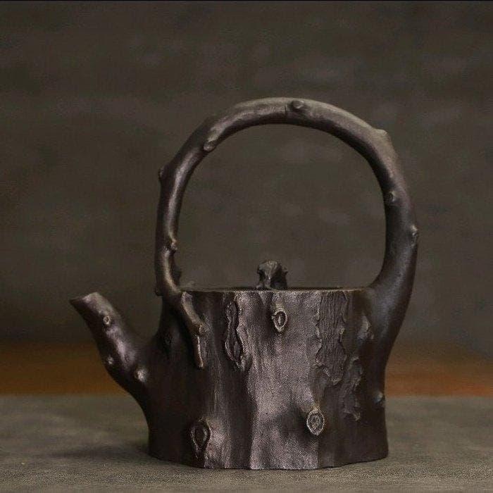 Fluitketel - Gietijzer - Japanse gietijzeren ketel, Antiek en Kunst, Antiek | Overige Antiek