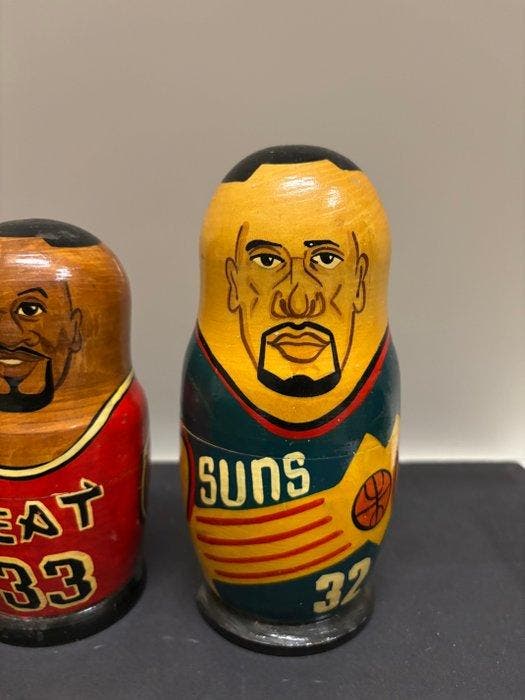 NBA Matroesjka - Speelgoed - 1980-1990 - V.S., Antiquités & Art, Antiquités | Jouets