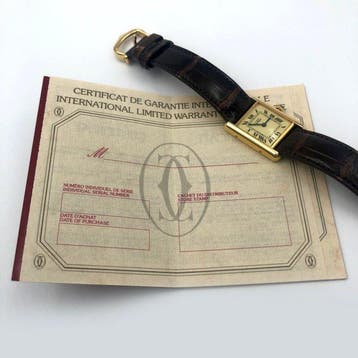 Cartier - Tank Must de Cartier - 1613 - Homme - 1990-1999