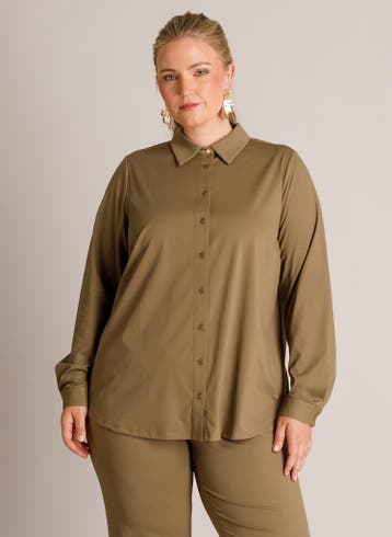 Yest Curve blouse YCsavanna2(50)Maat 46/48 (XL) of groter, Verzenden