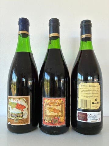 1969, 1976 & 1989 Bodegas Riojanas, Monte Real - Rioja, Verzamelen, Nieuw