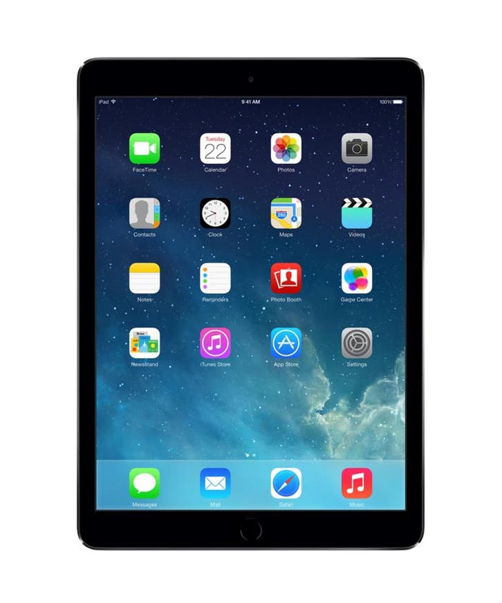 nieuwstaat Apple iPad Air 128GB (model 2013) zwart WiFi (4G), Computers en Software, Apple iPads, Zo goed als nieuw, Ophalen of Verzenden