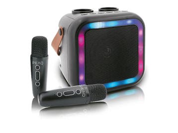 Peaq -  Pkm-100 Karaoke Machine  - Zwart, Verzenden