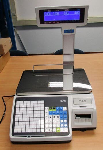 CAS Weegschaal met etiket CL5200N-P, NIEUW, Elektronische apparatuur, Weegschalen, Nieuw