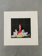 Tintin - Emaillerie Belge - On a marché sur la lune -