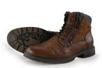 Mustang Veterboots in maat 43 Cognac, Overige kleuren, Verzenden, Boots, Mustang