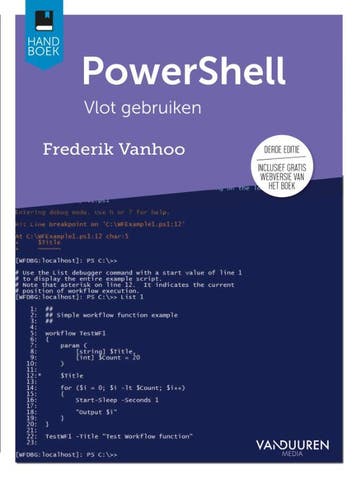 Powershell | Frederik Vanhoo | Nieuw, Verzenden, Frederik Vanhoo