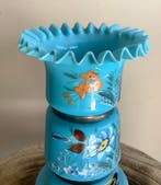 Vaas - Melkglas - Franse opaline vaas