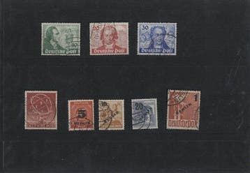 Berlijn - Posten: betere gestempelde uitgaven met Goethe,, Gestempeld