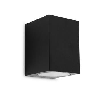 Wandverlichting modern Geo Muurlamp Zwart Buitenverlichting, Tuin en Terras, Verzenden, Nieuw