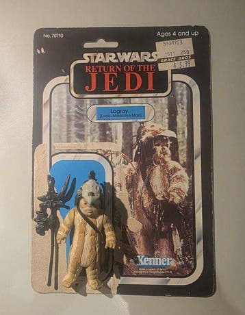 Kenner - Action figure Star Wars Logray 1983 Original 65, Nieuw