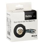Projecteur Encastré Fixe GU10 Cadre En Aluminium Noir -, Verzenden