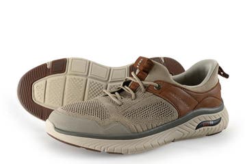 Skechers Sneakers in maat 40 Bruin, Bruin, Verzenden, Zo goed als nieuw, Skechers