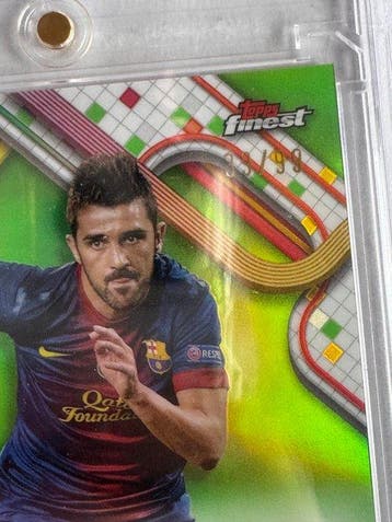 Panini David Villa - Autographed (39/99) Parallel Card + 3, Verzamelen, Nieuw