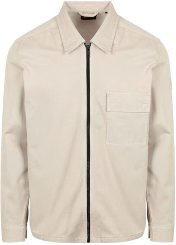 BOSS Overshirt Lorum Greige maat Maat 52/54 (L) Heren, Vêtements | Hommes, Pulls & Vestes, Verzenden