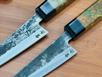 Keukenmes - Kiritsuke - Ambachtelijke Kiritsuke-messenset