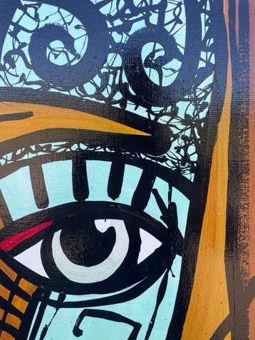 Alex - Masque N°3, Antiek en Kunst
