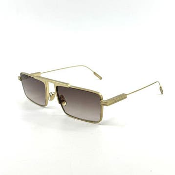 Ermenegildo Zegna - *NEW* - Gold Metal - Lunettes de soleil, Nieuw