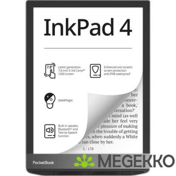 PocketBook InkPad 4 e-book reader Touchscreen 32 GB Wifi, Computers en Software, Verzenden, Nieuw