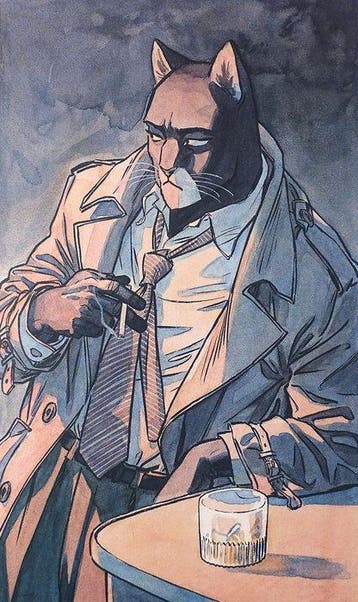 Guarnido, Juanjo - 1 Offset Print - Blacksad - John Blacksad, Boeken, Nieuw