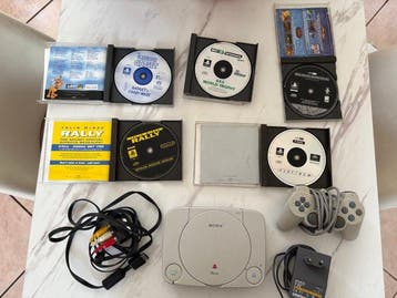Sony - PSone - Console PSone con giochi - Videogameconsole +, Nieuw
