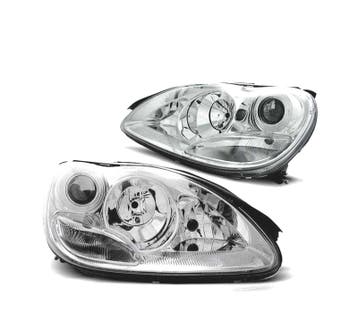 PHARES MERCEDES CLASSE S W220 02-05 LOUPE FOND CHROMÉ, Verzenden, Nieuw